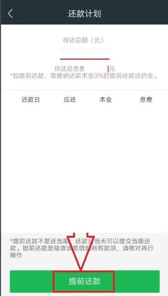 360借条怎么提前还款 360借条提前还款操作详解