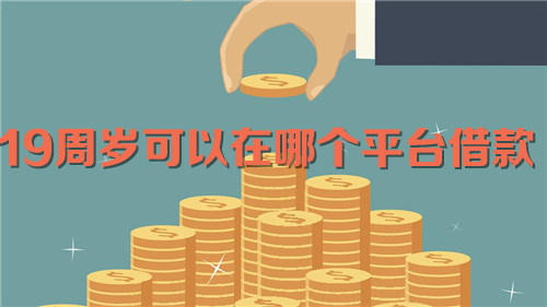 19周岁可以在哪个平台借款？