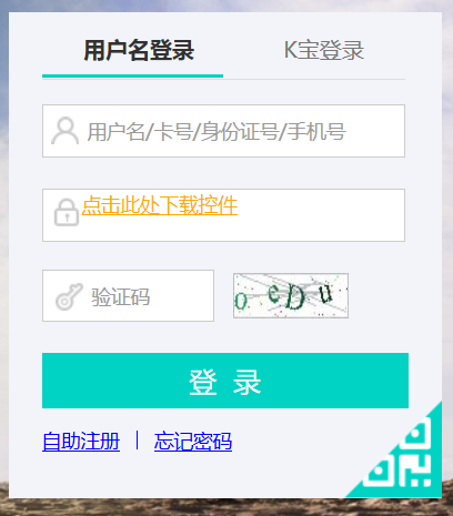 方式一：账户密码登录