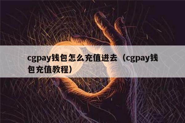 cgpay钱包怎么充值进去（cgpay钱包充值教程）-第1张图片-欧意下载