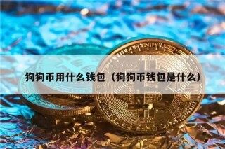 狗狗币用什么钱包（狗狗币钱包是什么）