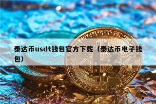 泰达币usdt钱包官方下载（泰达币电子钱包）