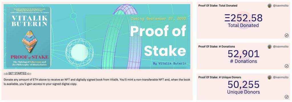 Gitcoin上如何捐赠ETH？获取V神新书《Proof of Stake》及NFT教程-第6张图片-欧意下载