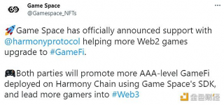 Gamb Spacb与Harmony达成战略合作，布局GambFi市场