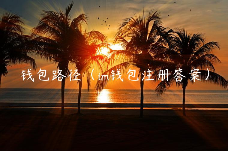 钱包路径（im钱包注册答案）-第1张图片-欧易下载