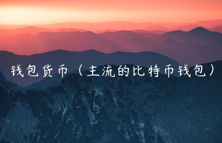 钱包货币（主流的比特币钱包）-第1张图片-欧易下载