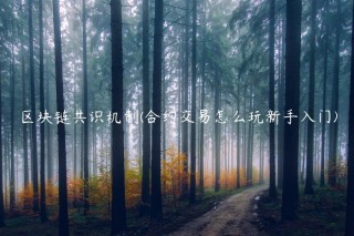 区块链共识机制 - 合约交易怎么玩新手入门
