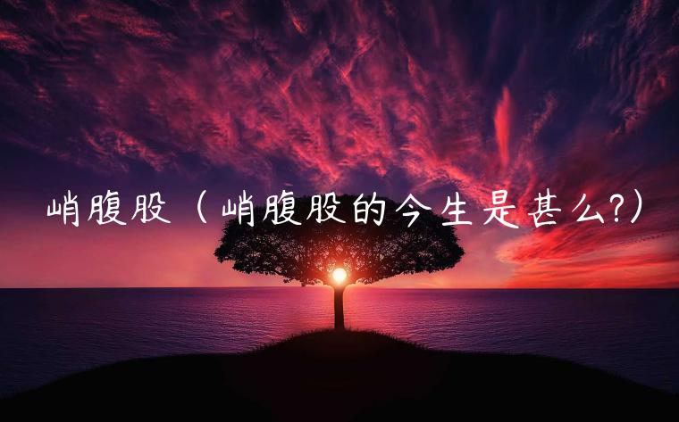 峭腹股（峭腹股的今生是甚么?）-第1张图片-欧易下载
