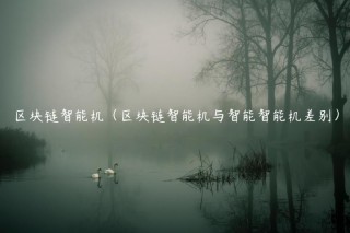 区块链智能机（区块链智能机与智能智能机差别）