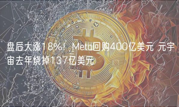盘后大涨18%！Meta回购400亿美元 元宇宙去年烧掉137亿美元-第1张图片-欧易下载