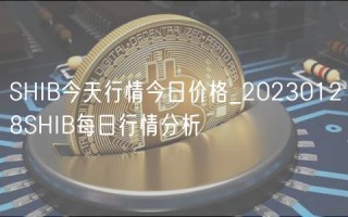SHIB今天行情今日价格_20230128SHIB每日行情分析