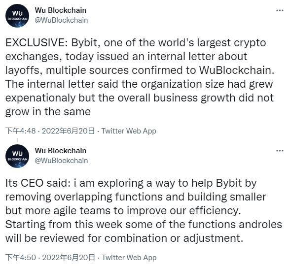 新加坡加密货币交易平台Bybit正计划裁员30%以度过市场寒冬-第1张图片-欧易下载