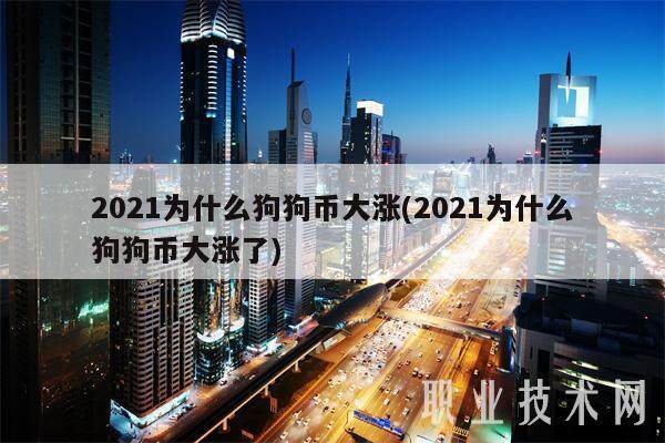 2021为什么狗狗币大涨(2021为什么狗狗币大涨了)-第1张图片-欧易下载