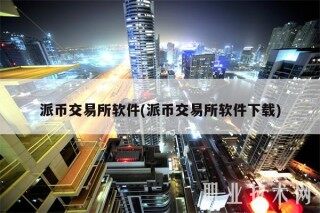 派币 交易平台软件(派币 交易平台软件下载)
