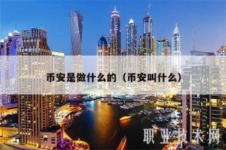 币安是做什么的（币安叫什么