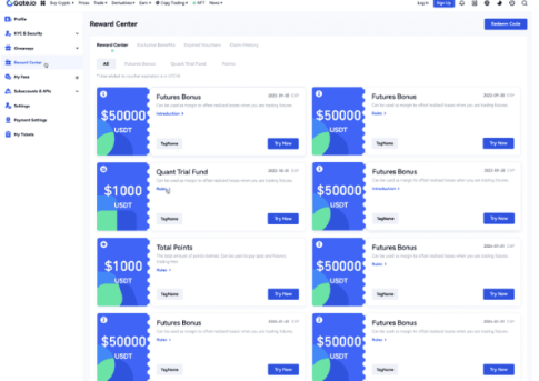gate交易平台卡券中心怎么使用-第3张图片-欧易下载