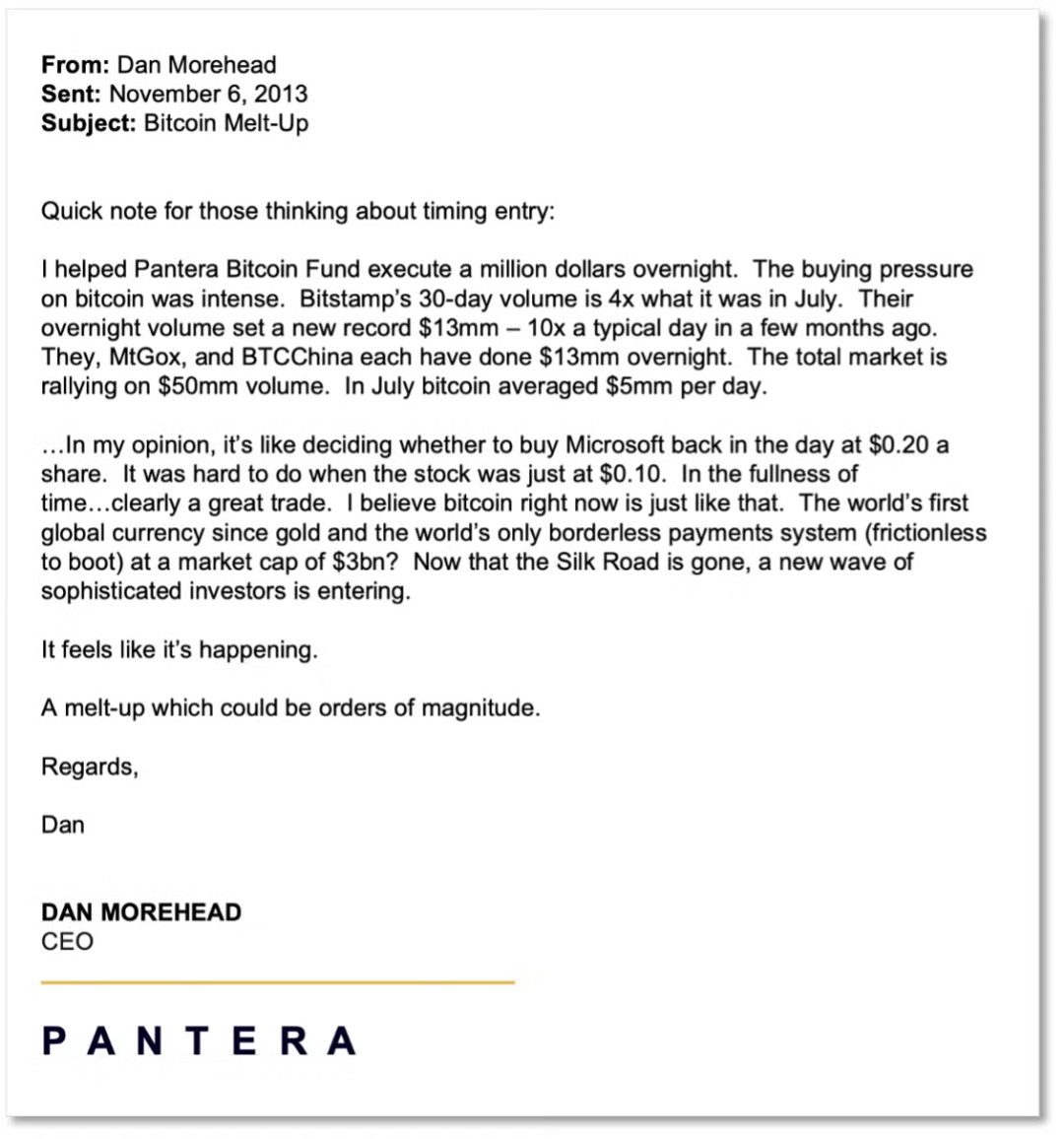 Pantera创始人：2013-2015年购买全球2%比特币，到今天回报达1000倍-第4张图片-欧易下载