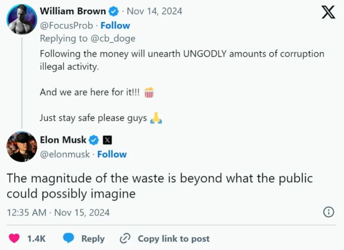 DOGE币是什么 Department of Government Efficiency能买吗-第4张图片-欧易下载