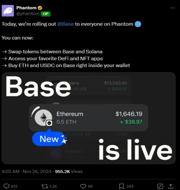 净资金流入赶超Solana、AI代理爆发式增长，Base季节要来了吗？-第6张图片-欧易下载