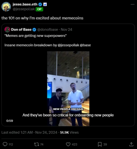 净资金流入赶超Solana、AI代理爆发式增长，Base季节要来了吗？-第12张图片-欧易下载