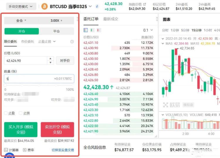 永续合约交易怎么玩 新手入门级教程-第15张图片-欧易下载 永续合约交易怎么玩 新手入门级教程-第15张图片-欧易下载